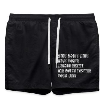 JONE WASTE YORE TOYE MONME YORALL REDIII THE VOICE - Badeshorts - Schwarz - Vorne - AI Model Male 185 light (185cm)