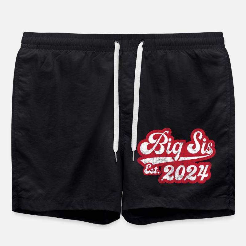 Big Sis Est 2024 - Swim Trunks - black