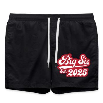 Big Sis Est 2025 - Swim Trunks - black - Front - AI Model Male 185 light (185cm)