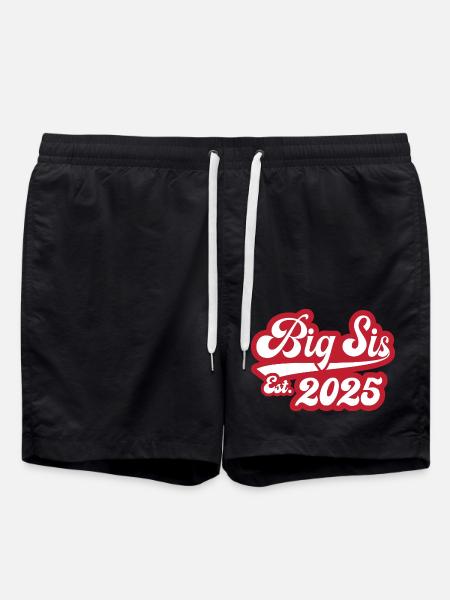 Big Sis Est 2025 - Swim Trunks - black