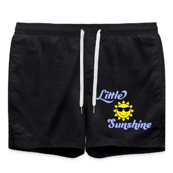 Little Sunshine - Badeshorts - Schwarz - Vorne - AI Model Male 185 light (185cm)
