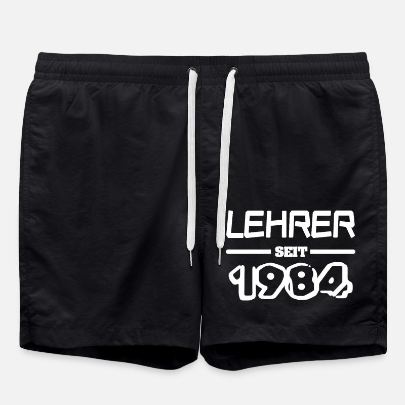 Lehrer 1984 - Badeshorts - Schwarz
