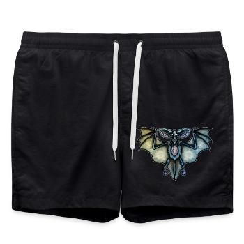 Bat - Swim Trunks - black - Front - AI Model Male 185 light (185cm)