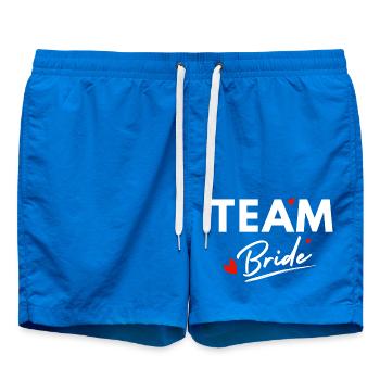 Team bride cœurs - cadeau la mariée - Short de bain - cobalt blue - Devant