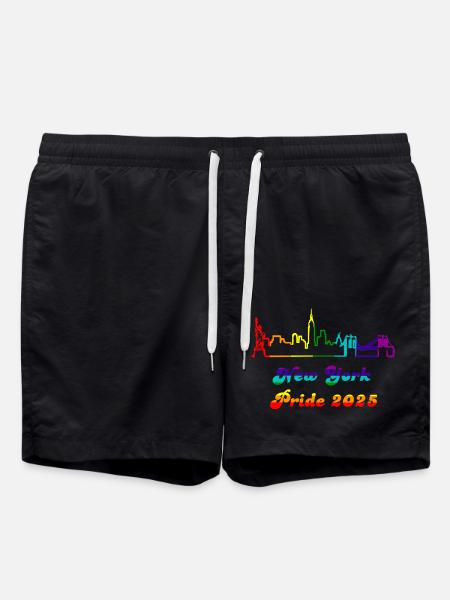 Pride 2025 NY - Swim Trunks - black