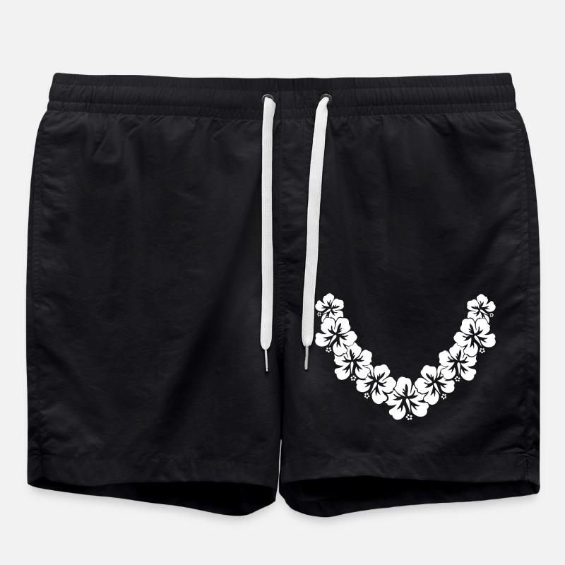 Collier Fleur - Short de bain - noir