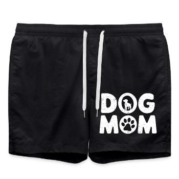 Dog Mom Gift Saying Pets Dog Dog - Swim Trunks - black - Front - AI Model Male 185 light (185cm)