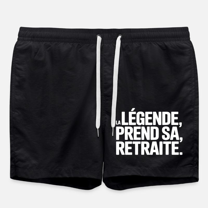 La Légende Prend Sa Retraite - Short de bain - noir