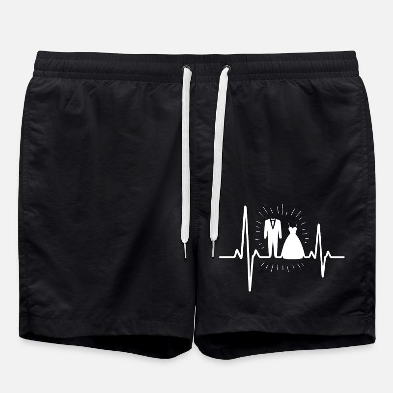 Couple amoureux - Short de bain - noir