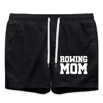 Aviron Maman - Aviron - Rameur - Maman - Short de bain - noir - Devant - AI Model Male 185 light (185cm)