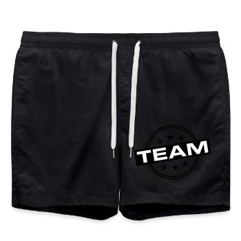 Équipe - Short de bain - noir - Devant - AI Model Male 185 light (185cm)