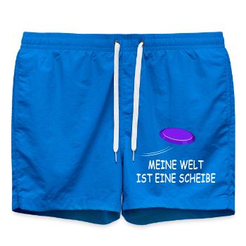 Disc Golfer Frisbee Ultimate-Frisbee Frisbee - Swim Trunks - cobalt blue - Front