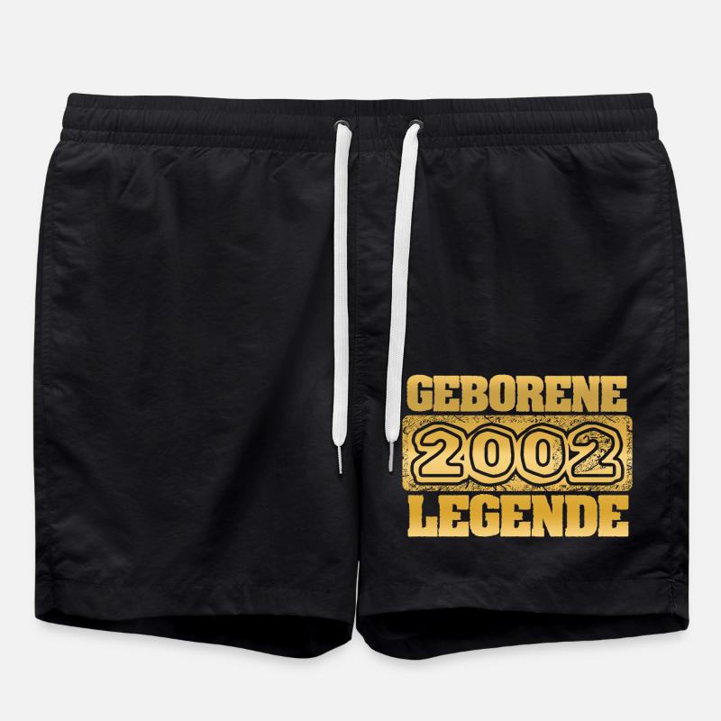 2002 - Short de bain - noir