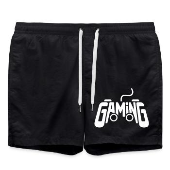 Manette de jeu Manette de jeu vidéo Gamer - Short de bain - noir - Devant - AI Model Male 185 light (185cm)