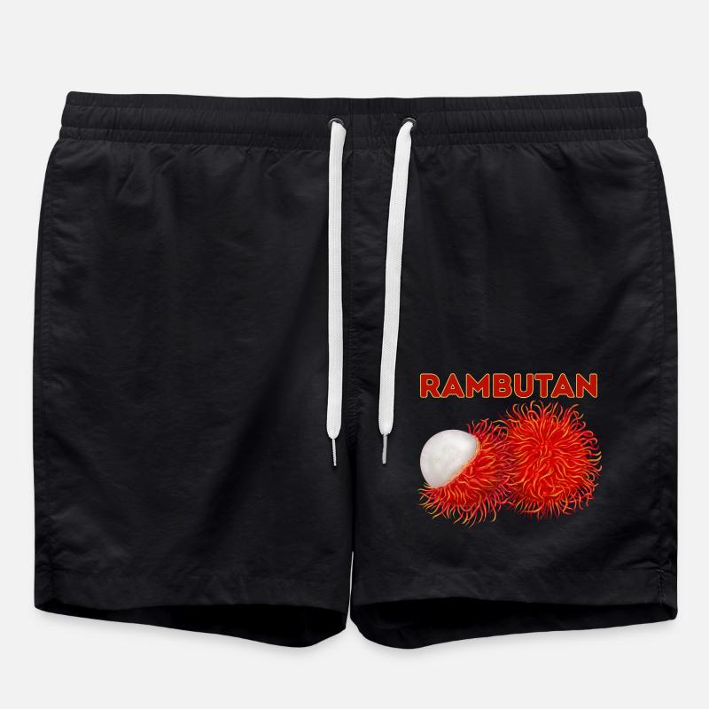 INDONET Rambutan - Swim Trunks - black