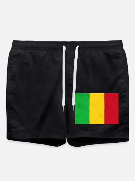 Drapeau du Mali - Short de bain - noir
