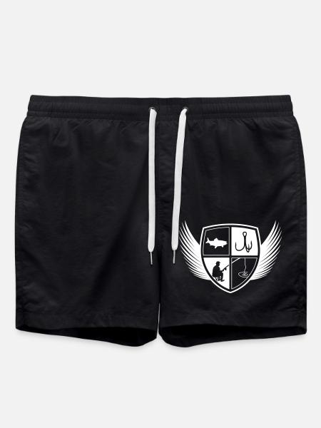 Fishing Fishing Fishing Hooks - Swim Trunks - black