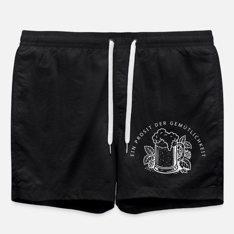 Ein Prosit der Gemütlichkeit - Swim Trunks - black