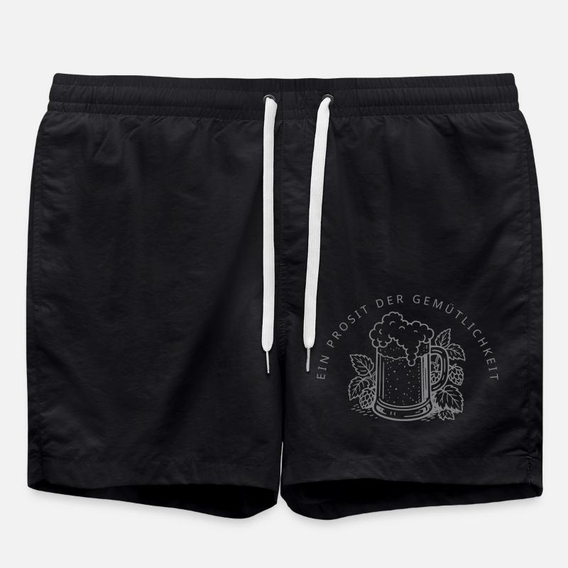 Ein Prosit der Gemütlichkeit - Swim Trunks - black