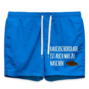 Chocolat fumé - Short de bain - cobalt blue - Devant