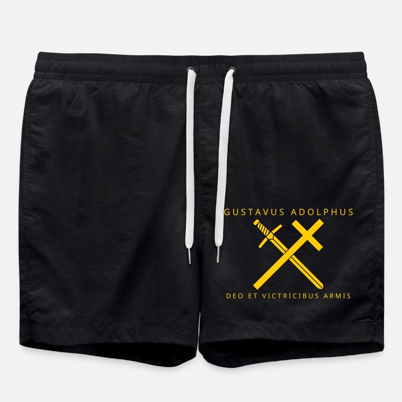 Gustavus Adolphus - Swim Trunks - black