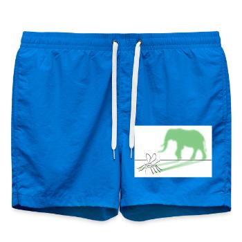 Sur un moustique faire un dessin d'éléphant - Short de bain - cobalt blue - Devant