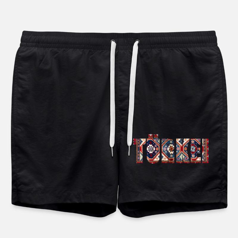 turkey carpet - Swim Trunks - black