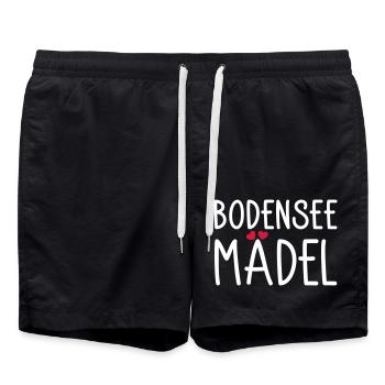 Les filles du lac de Constance - Short de bain - noir - Devant - AI Model Male 185 light (185cm)