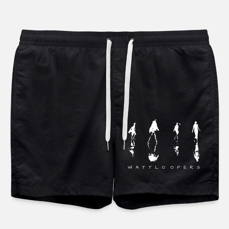 Wattloopers BIO - Badeshorts - Schwarz