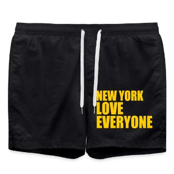 New York - Short de bain - noir - Devant - AI Model Male 185 light (185cm)