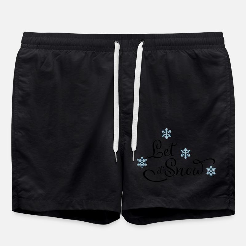 Funny gifts for Christmas - Swim Trunks - black