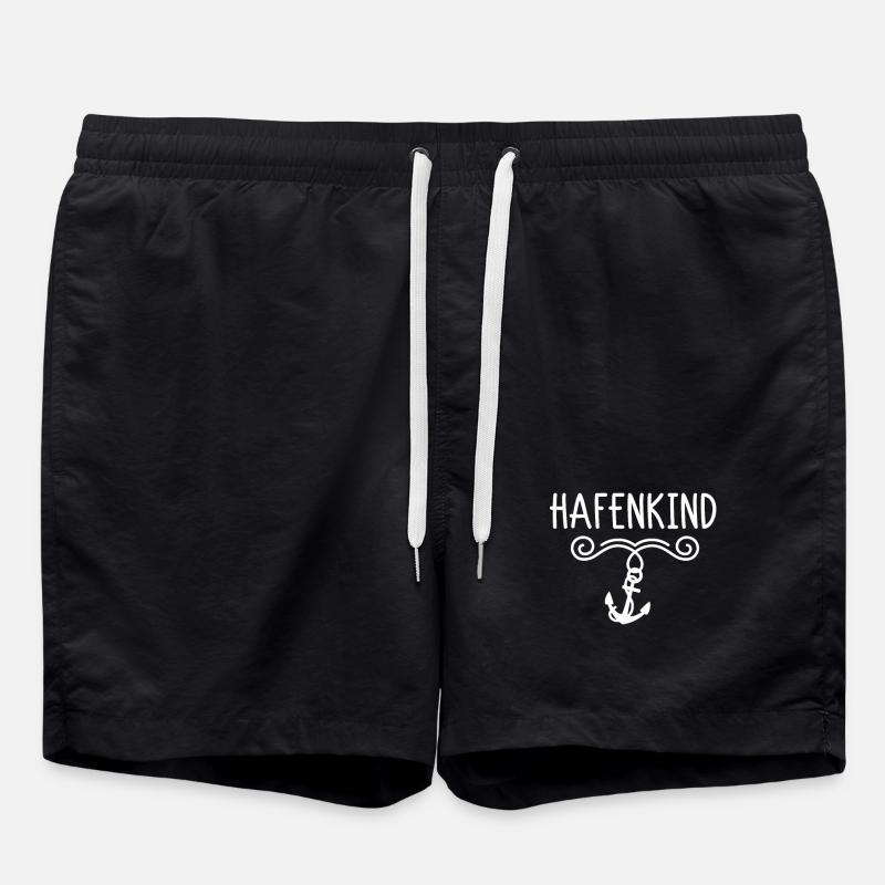 Hafenkind - Badeshorts - Schwarz