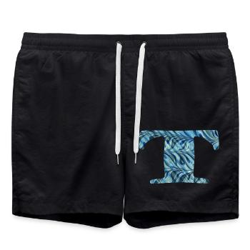 T 51 - Short de bain - noir - Devant - AI Model Male 185 light (185cm)