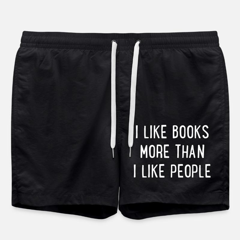 Books - Swim Trunks - black