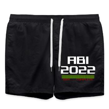 Complete 2022 ABI white - Badeshorts - Schwarz - Vorne - AI Model Male 185 light (185cm)