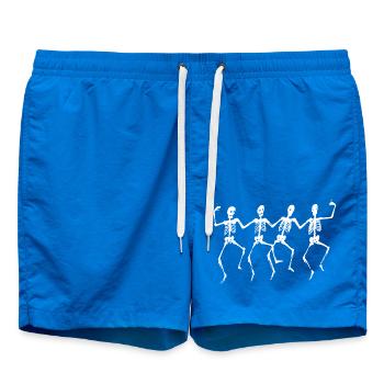 Skeletons - Swim Trunks - cobalt blue - Front
