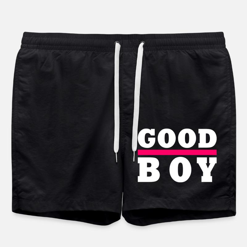 Good boy - Swim Trunks - black