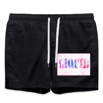 Liquid - Badeshorts - Schwarz - Vorne - AI Model Male 185 light (185cm)