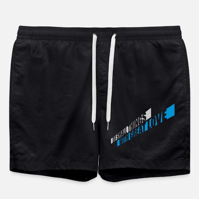 Quote do small things - Swim Trunks - black