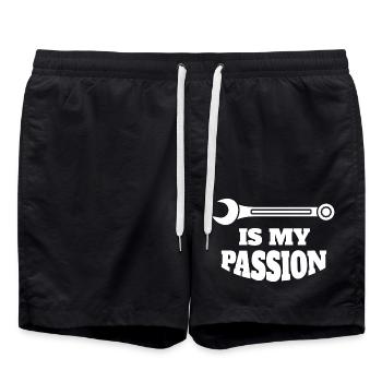 Artisan Mécanicien Tournevis - Short de bain - noir - Devant - AI Model Male 185 light (185cm)