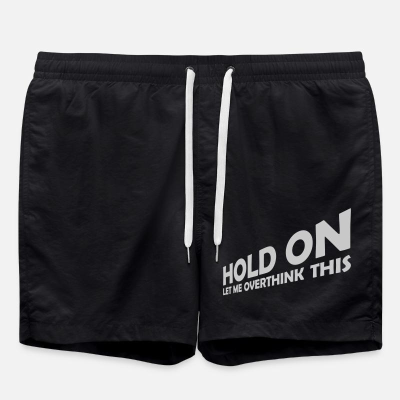 Let me overthink this - Swim Trunks - black