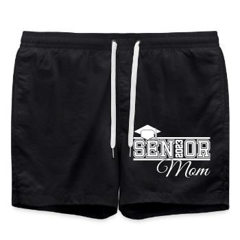 Senior 2023 Maman Fière Maman de Diplômé - Short de bain - noir - Devant - AI Model Male 185 light (185cm)