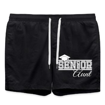 Senior 2023 Tante stolze Tante von Graduate - Badeshorts - Schwarz - Vorne - AI Model Male 185 light (185cm)
