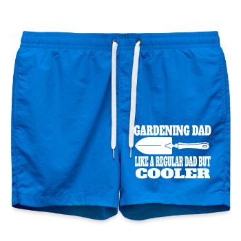 Gärtner Vater Hobbygärtner Dad Garten Geschenk - Badeshorts - Cobalt blue - Vorne