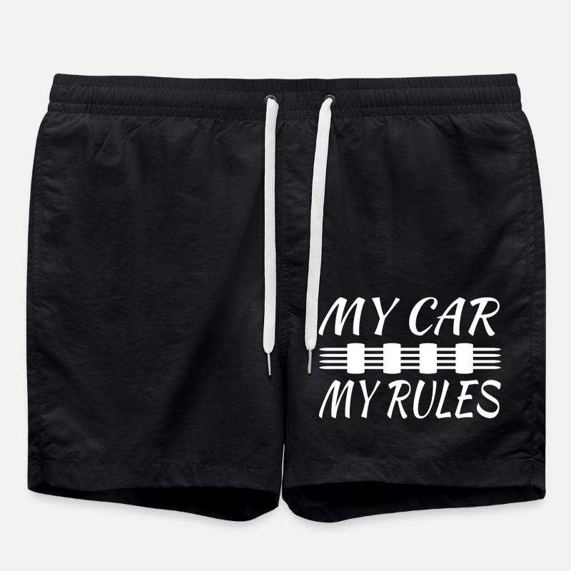 Voiture - Short de bain - noir