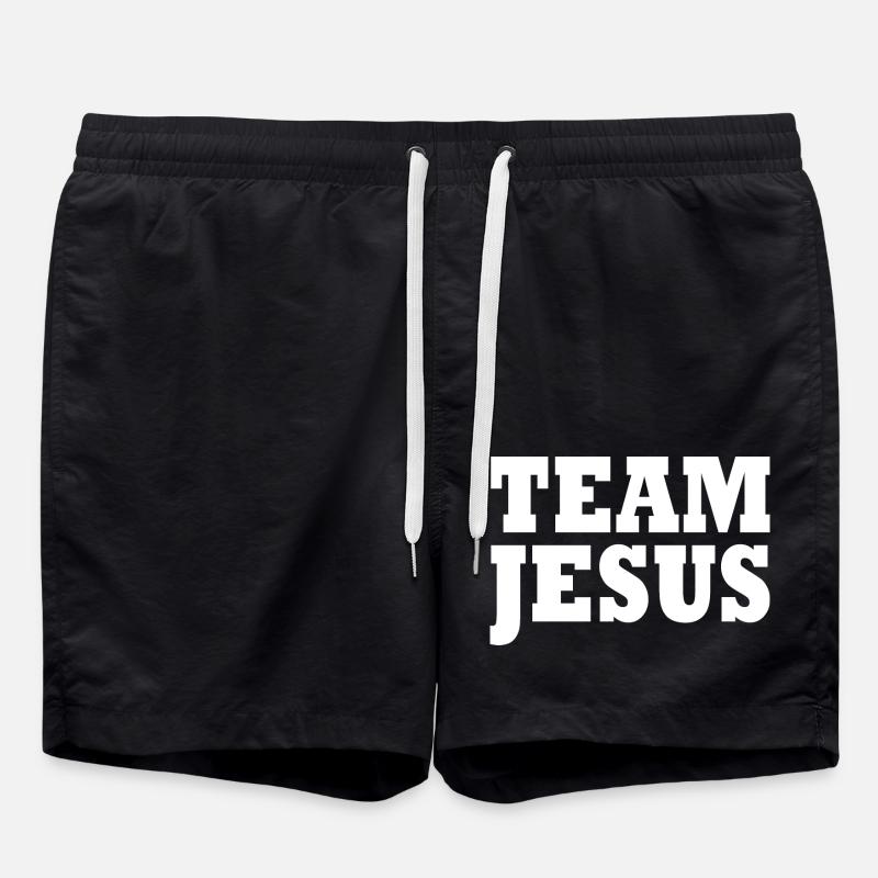 Team jesus - Swim Trunks - black