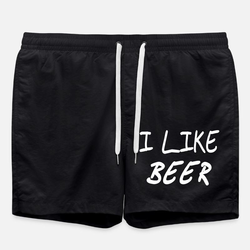 Bière - Short de bain - noir