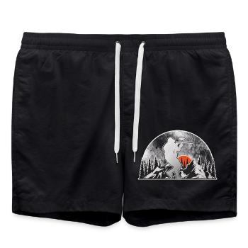 Paintball - Swim Trunks - black - Front - AI Model Male 185 light (185cm)