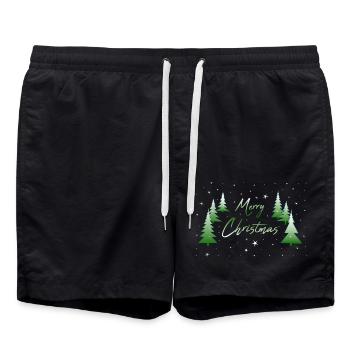 Joyeux Noël - Short de bain - noir - Devant - AI Model Male 185 light (185cm)