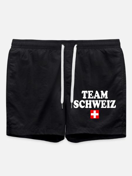 Team schweiz - Swim Trunks - black
